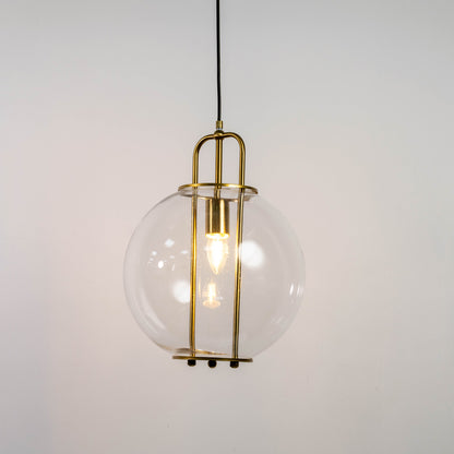 Korean Inspired Globe Glass Hanging Pendant Lamp