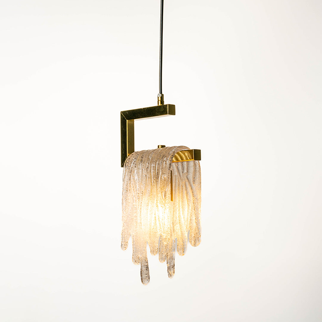 Kristy Pendant Light Crystal & Brass