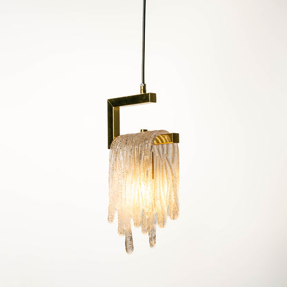 Kristy Pendant Light Crystal & Brass