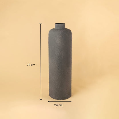 Kundika Vase Dark Grey Dimensions