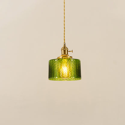 Laminae Green Hanging Light