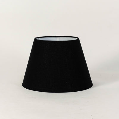 Linen Fabric Barrel Lamp shade - Black