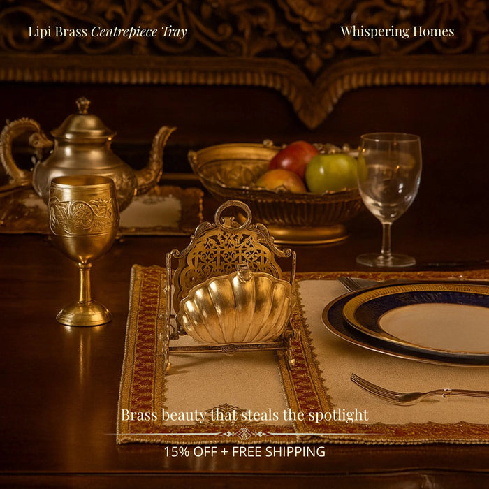 Lipi Brass Centrepiece Bowl