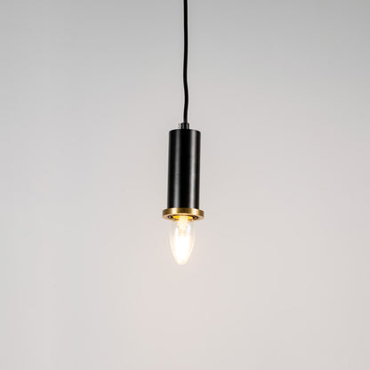 Long Chic Pendant Light - Black