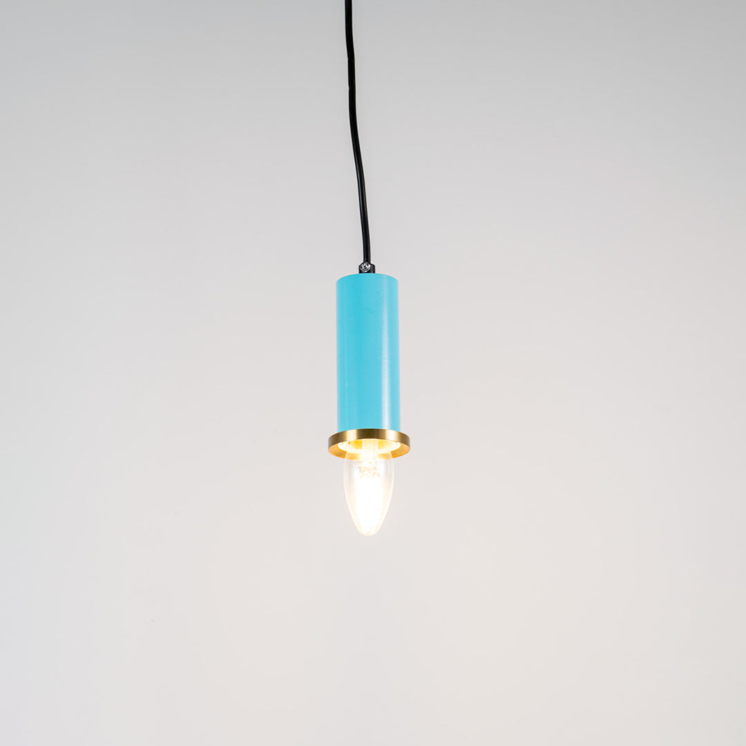 Long Chic Pendant Light - Blue