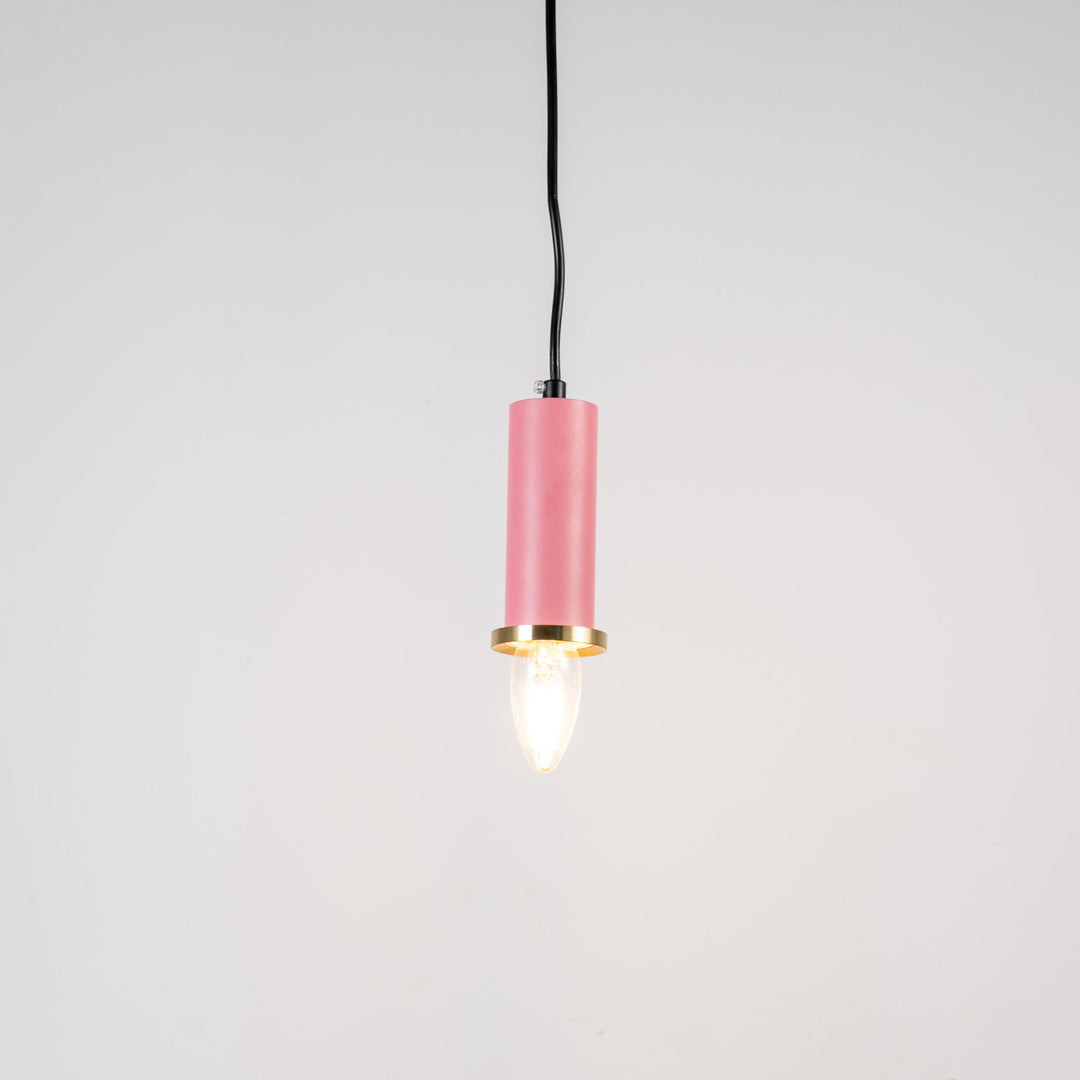 Long Chic Pendant Light - Pink