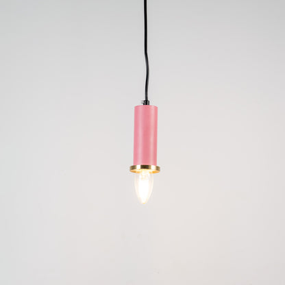 Long Chic Pendant Light - Pink