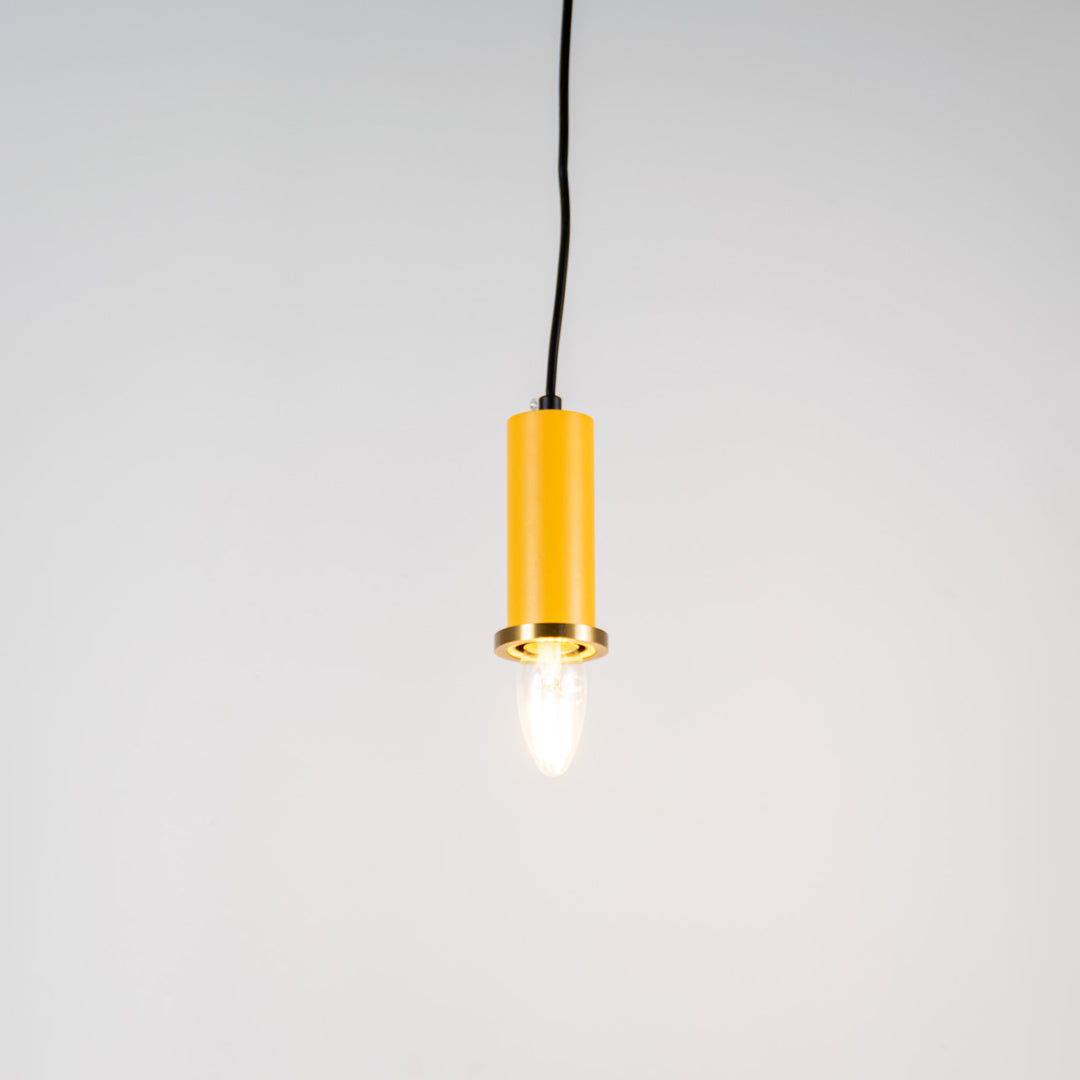 Long Chic Pendant Light - Yellow