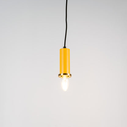 Long Chic Pendant Light - Yellow