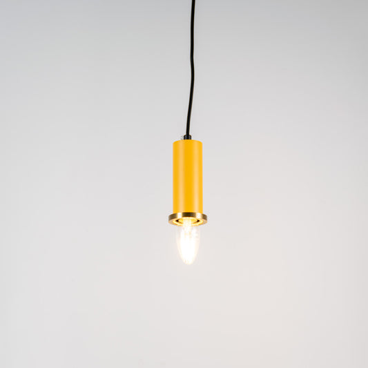 Long Chic Pendant Light - Yellow