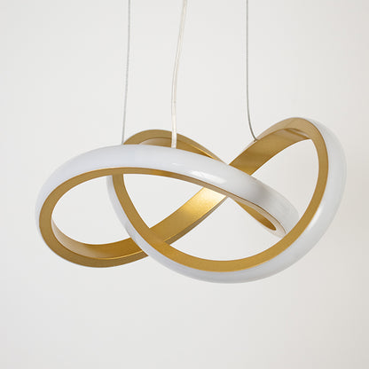 Loop Strip LED Chandelier - Gold