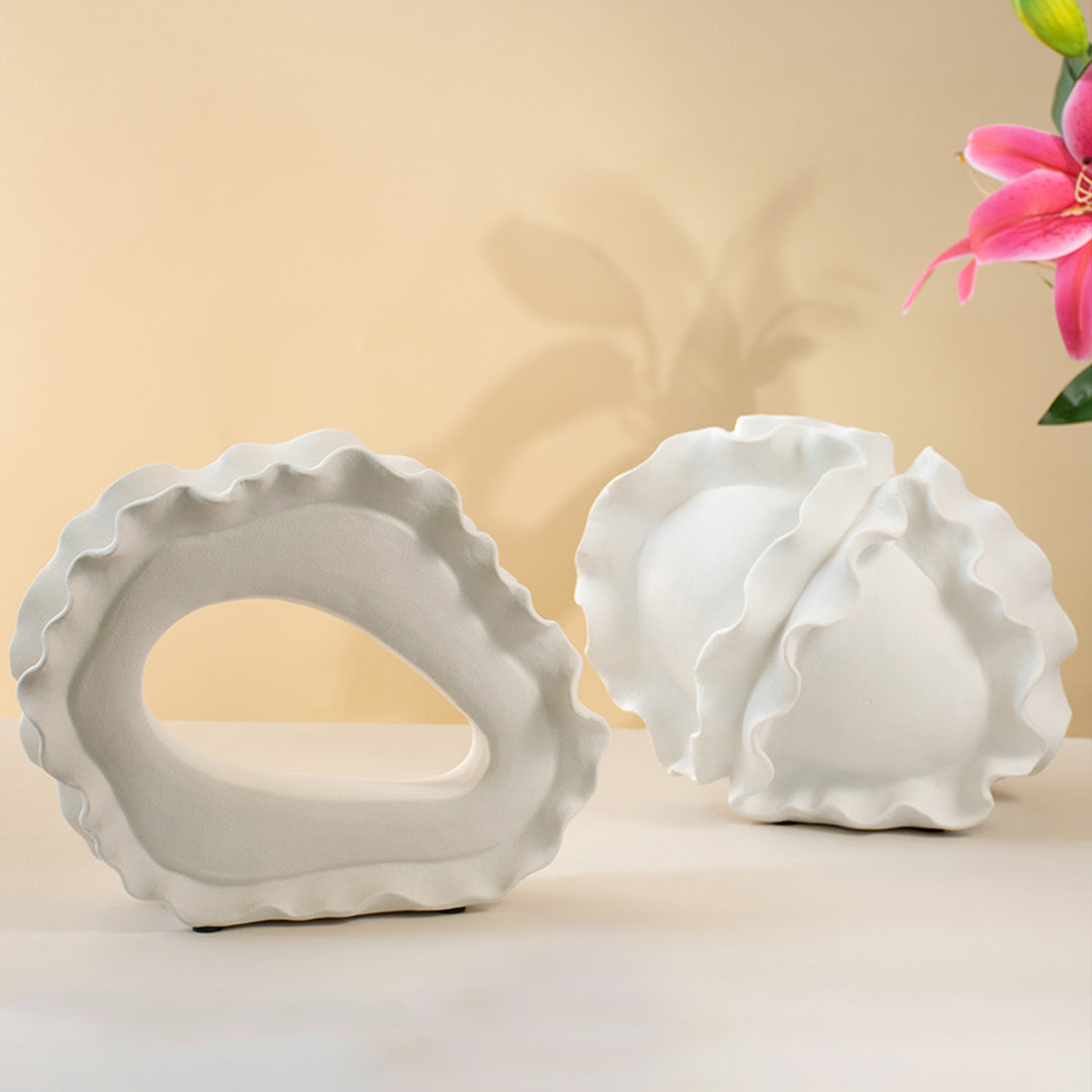 Loop White Ceramic Decorative Item