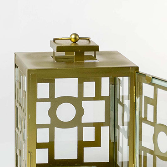 Lova Metal Golden Lantern - Large
