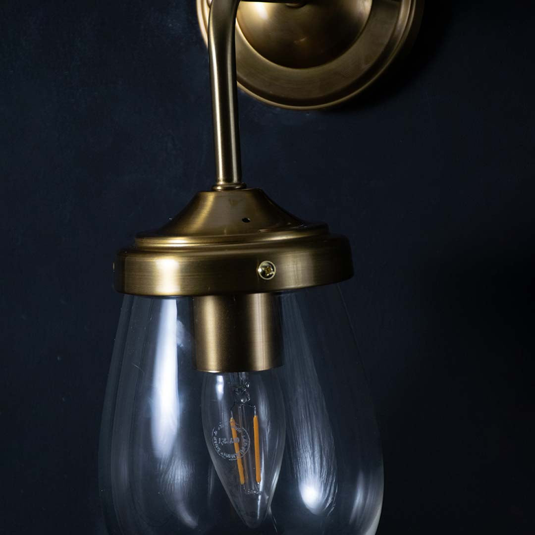 Lumina Lux Metal & Glass Wall Lamp