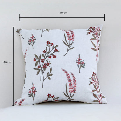 Square cushion cover measuring 40 x 40 cm suitable for sofa chair bed and living room decorative placement.