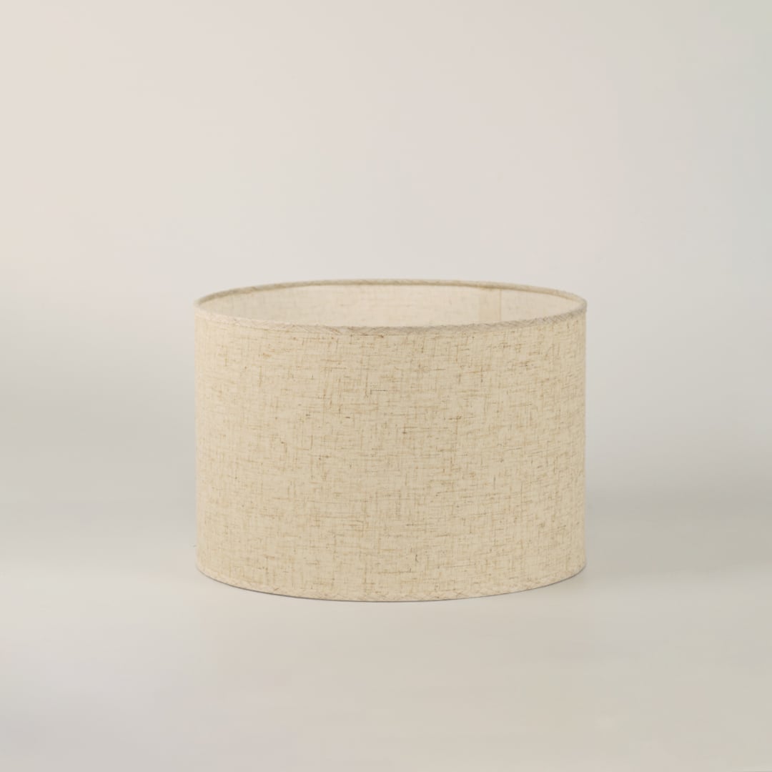Aurea smoke glass lamp shade displayed on white background highlighting modern rounded design for luxury home decoration.
