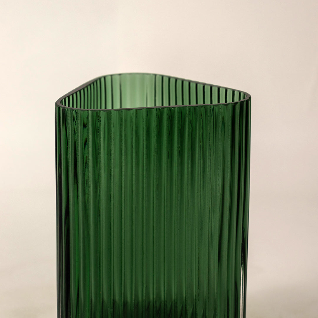 Luxury Glass Vase - Green
