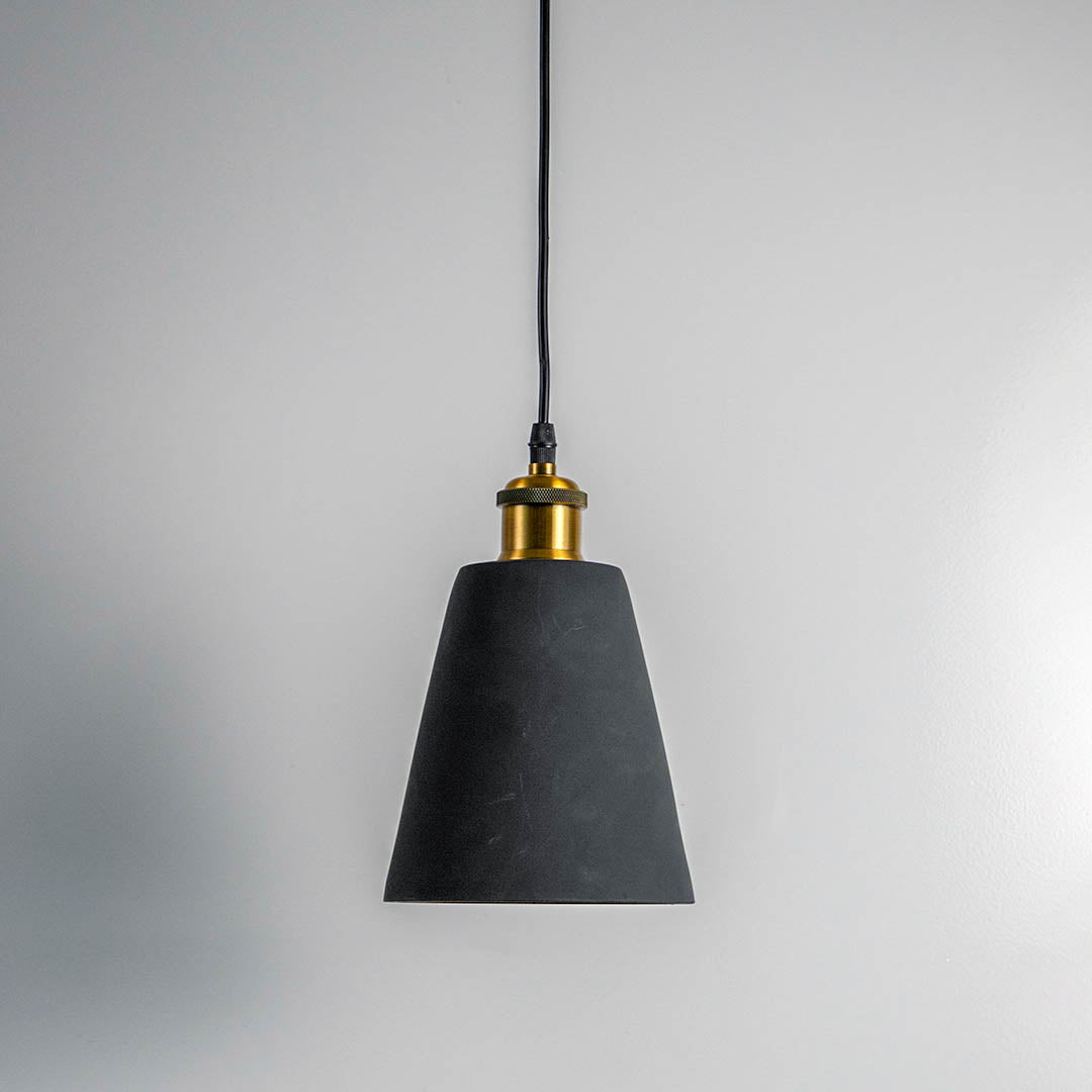 Macaron Single Head Colored Pendant Light - Black