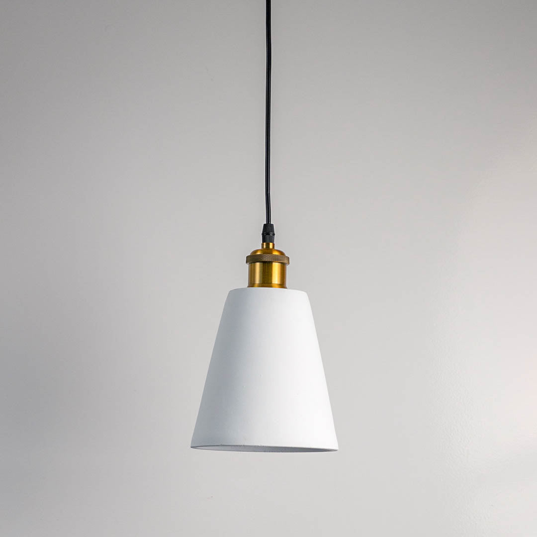 Macaron Single Head Colored Pendant Light - White