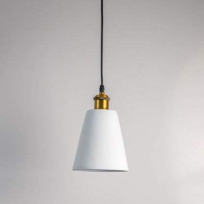 Macaron Single Head Colored Pendant Light - White