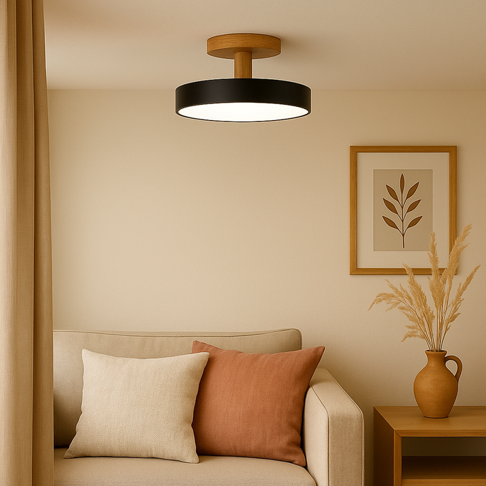 Macaron Loft LED Ceiling Light - Black
