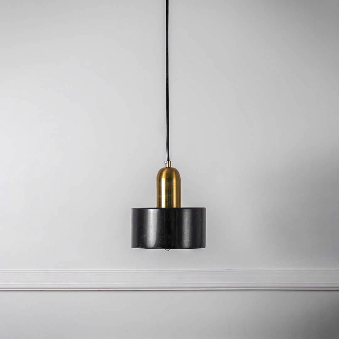 Marble Pendant Light - Black