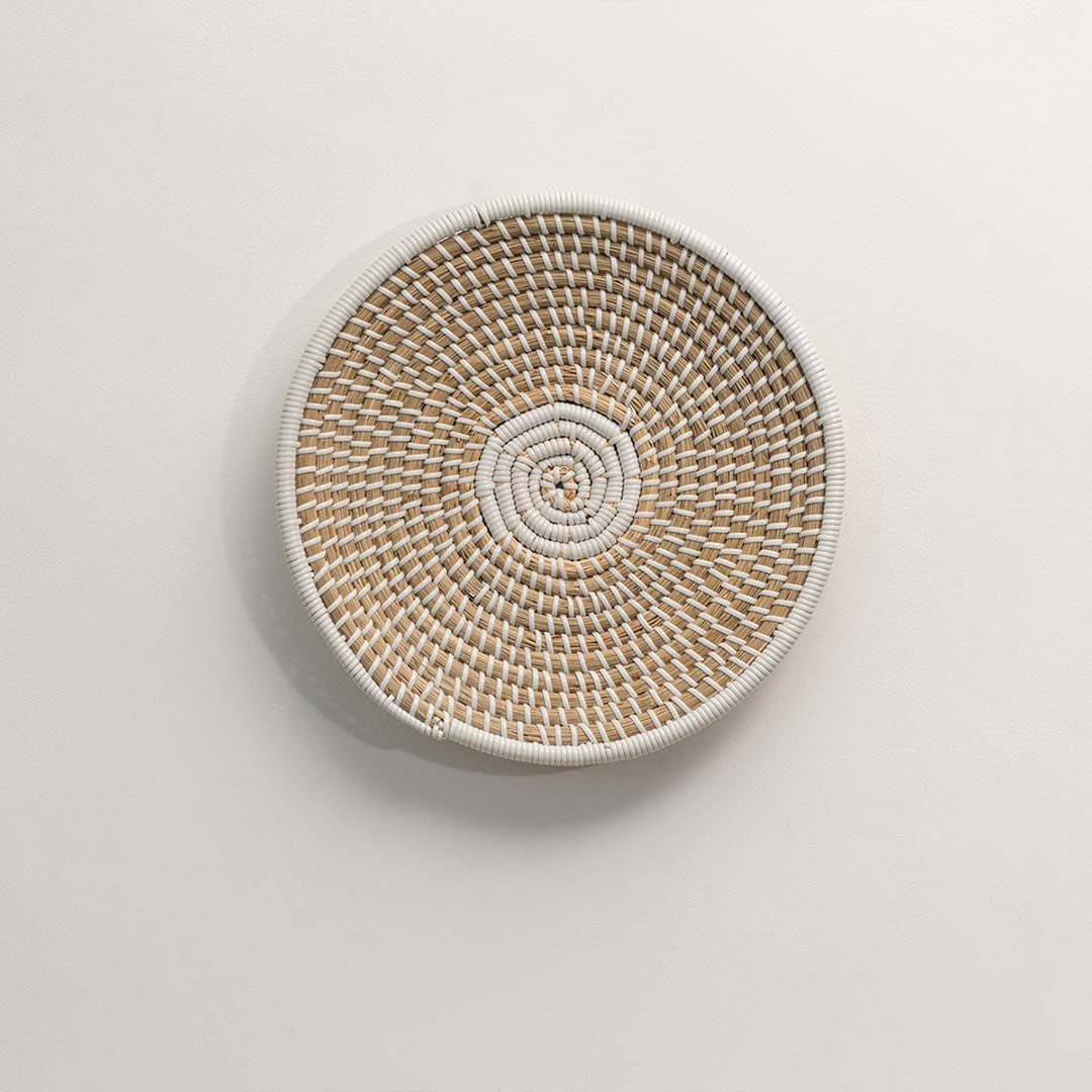 Minimal Handwoven Sabai Grass Wall Basket