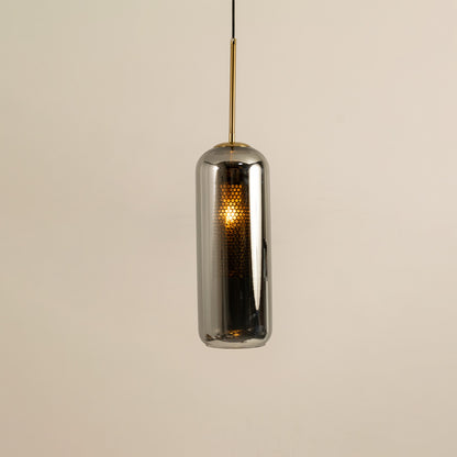 Modern Loft Smoky Grey Glass Hanging Pendant Light