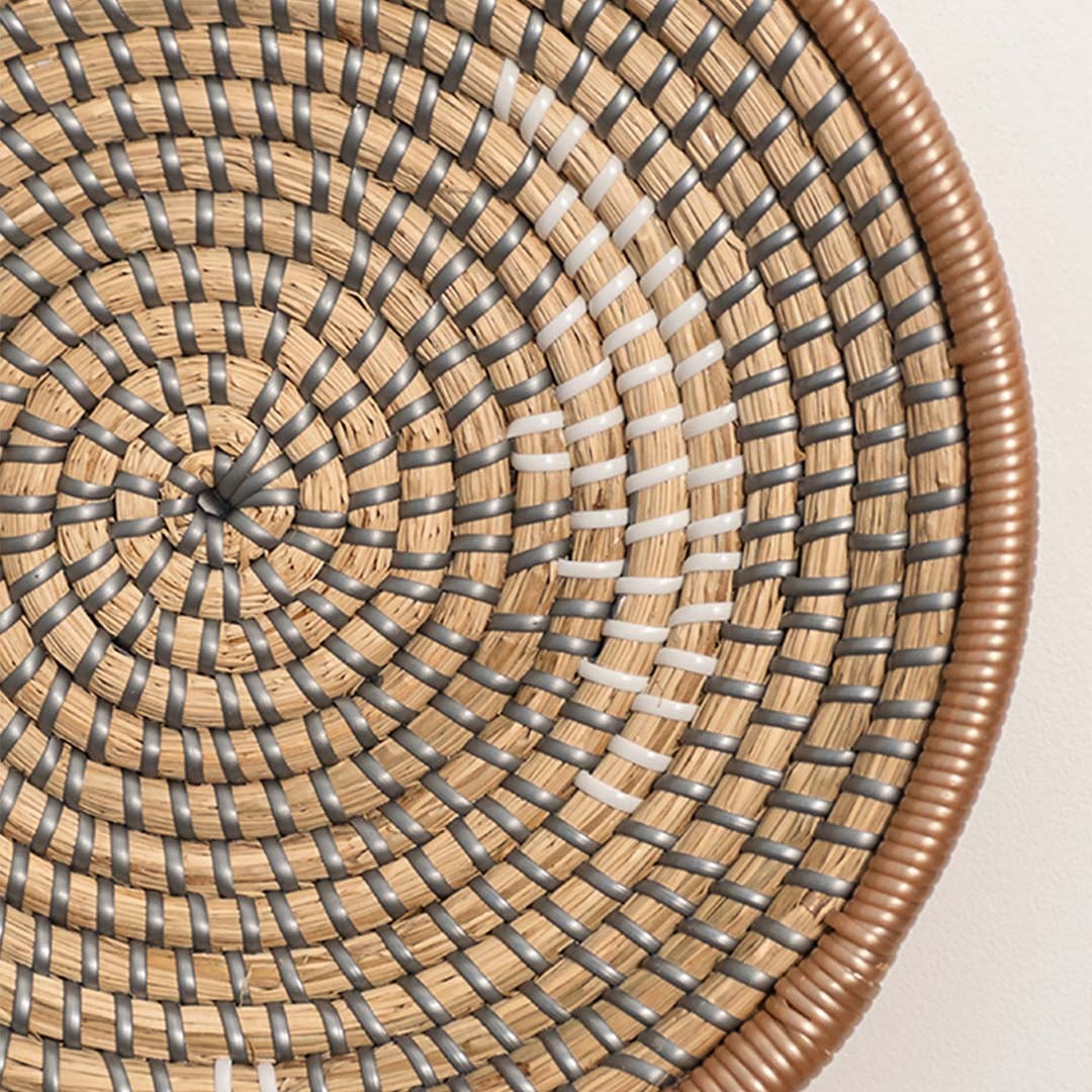 Monarch Handwoven Wall Basket Closeup
