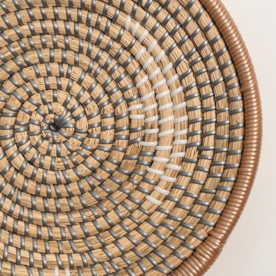 Monarch Handwoven Wall Basket Closeup