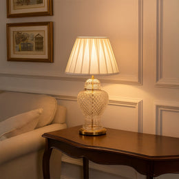 Montage Glass Vintage Table Lamp