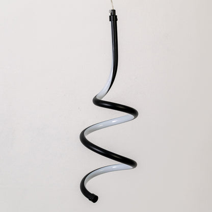 Nettie Spiral LED Pendant Light - Black