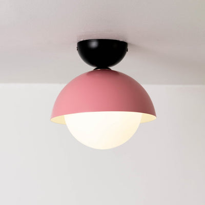 Nordic Macaroon Ceiling Light - Black & Pink