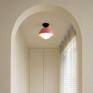 Nordic Macaroon Ceiling Light - Black & Pink