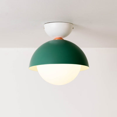 Nordic Macaroon Ceiling Light - White & Green