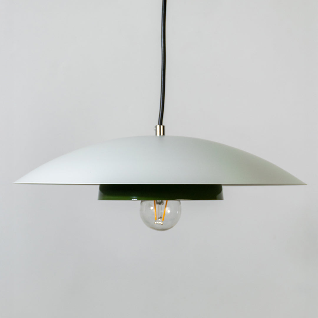 Olemi Pendant Lamp - White & Green