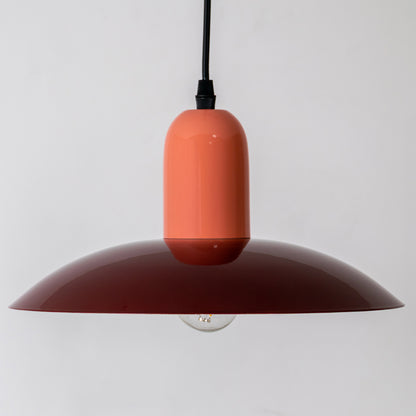 Ophelia Morandi UFO Pendant Light - Pink & Red