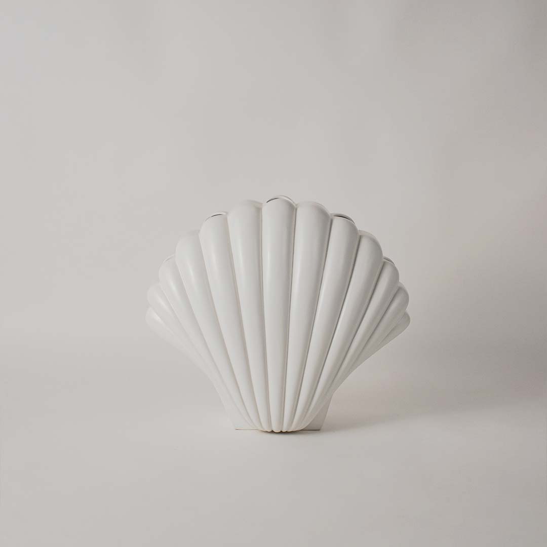 Opie Deco Vase - White