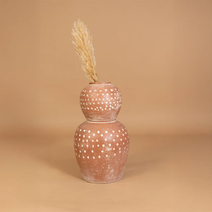 Orava Terracotta Vase - Medium