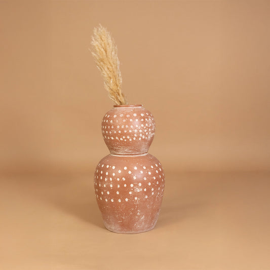 Orava Terracotta Vase - Medium