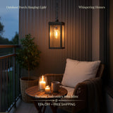 Outdoor Porch Hanging Light - Dark Brown