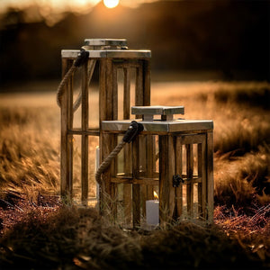 Ozigo Wooden Lantern Small