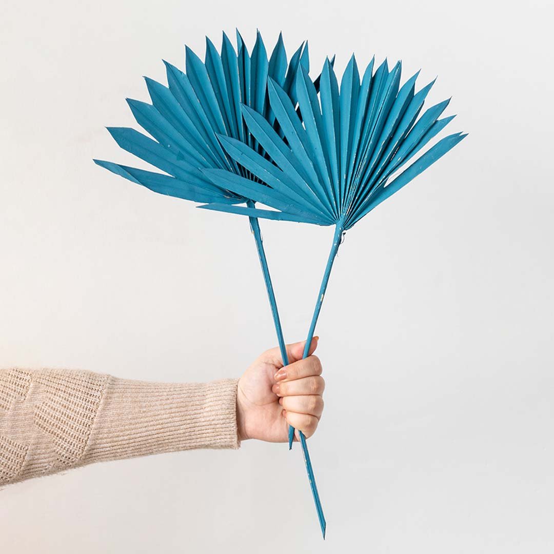 Palm Spear Large - Royal Blue Set of 2