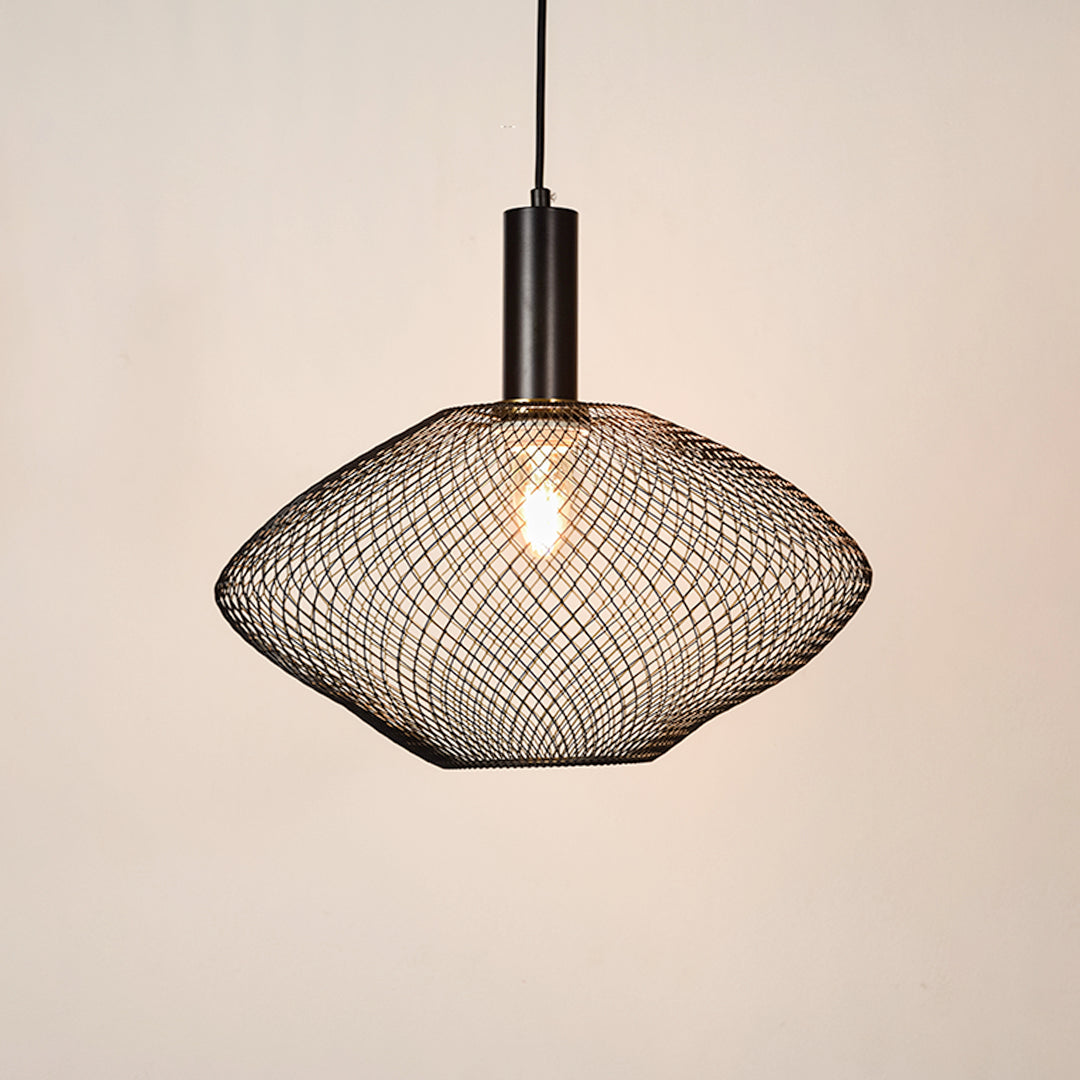 Parachute Mesh Pendant Light - Black