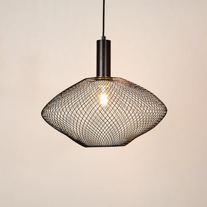 Parachute Mesh Pendant Light - Black