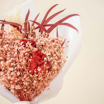 Peach Love Infinity Rose Bouquet