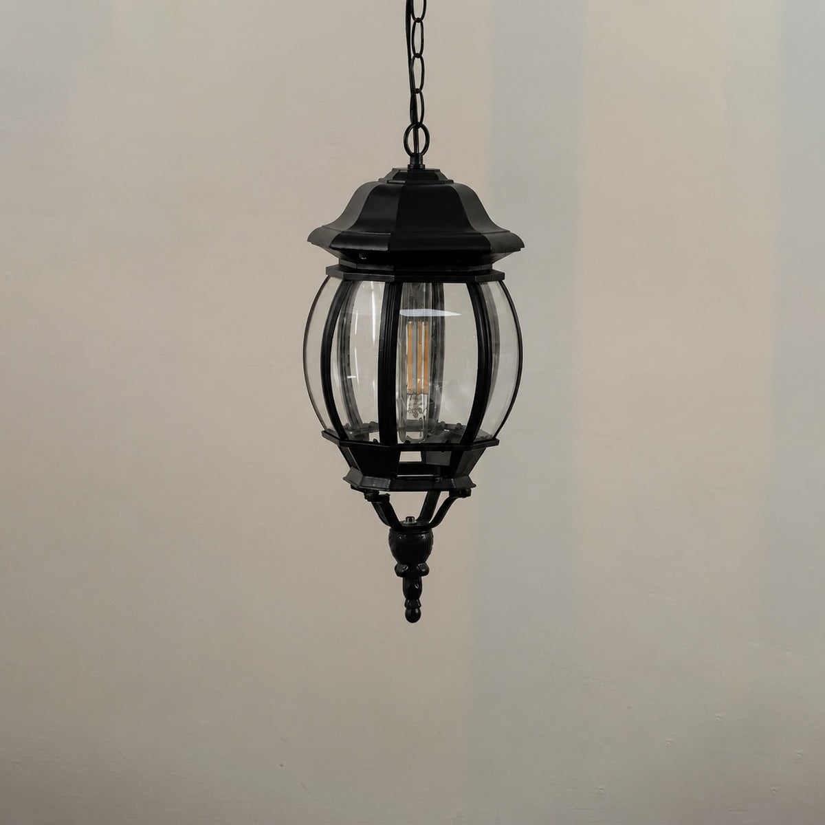 Pumpkin Outdoor Pendant Light - Large