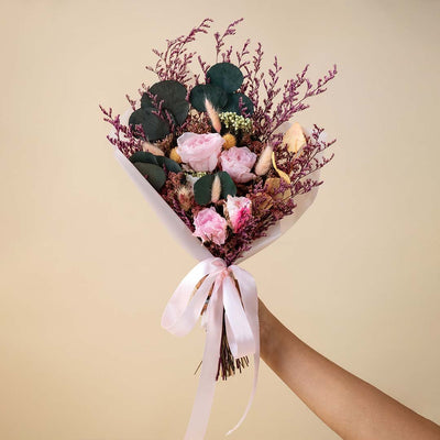 Purple Love Infinity Rose Bouquet