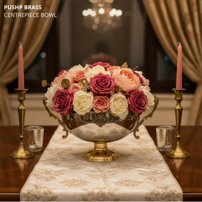 Pushp Brass Centrepiece Bowl