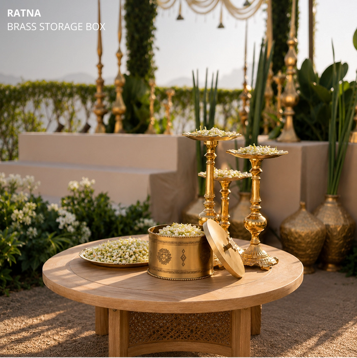 Ratna Brass Storage Box